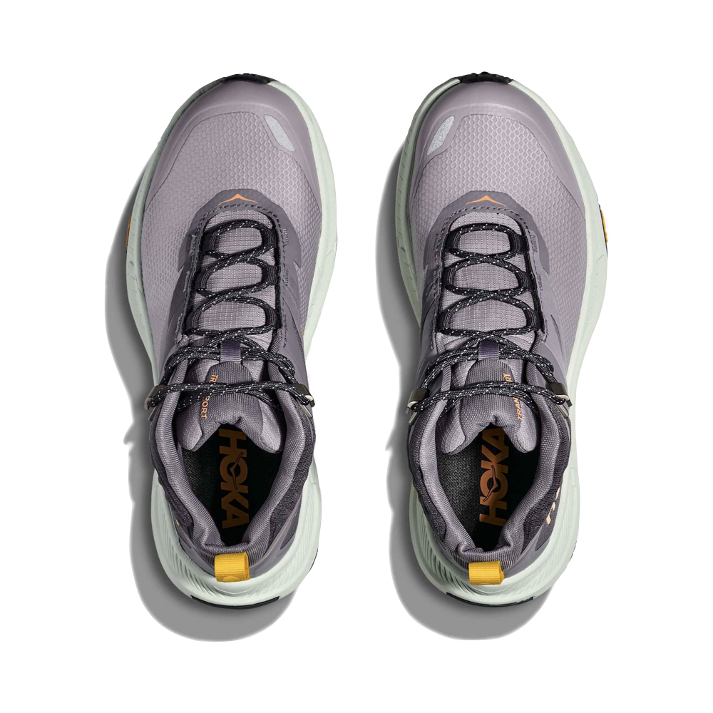 Top-down view of Hoka Transport Hike GTX Mid Waterproof Boot for women.