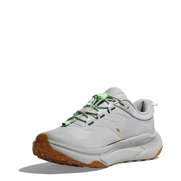 Hoka Women's Transport Sneaker in Harbor Mist/Lime Glow