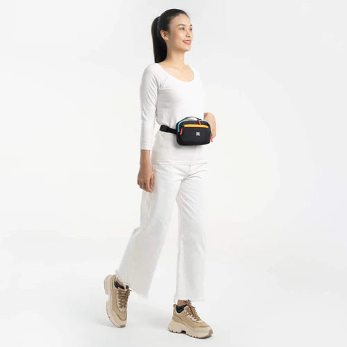 Sherpani Hyk Hip Pack in Chromatic Black with Multi Color