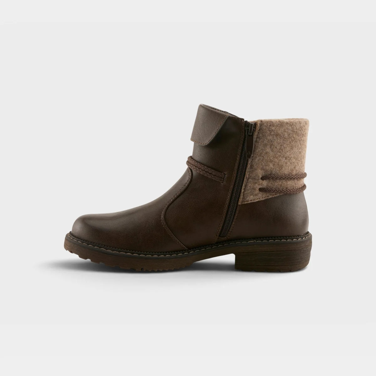Spring Step Women's Iceridge Waterproof Boots in Dark Brown Multi