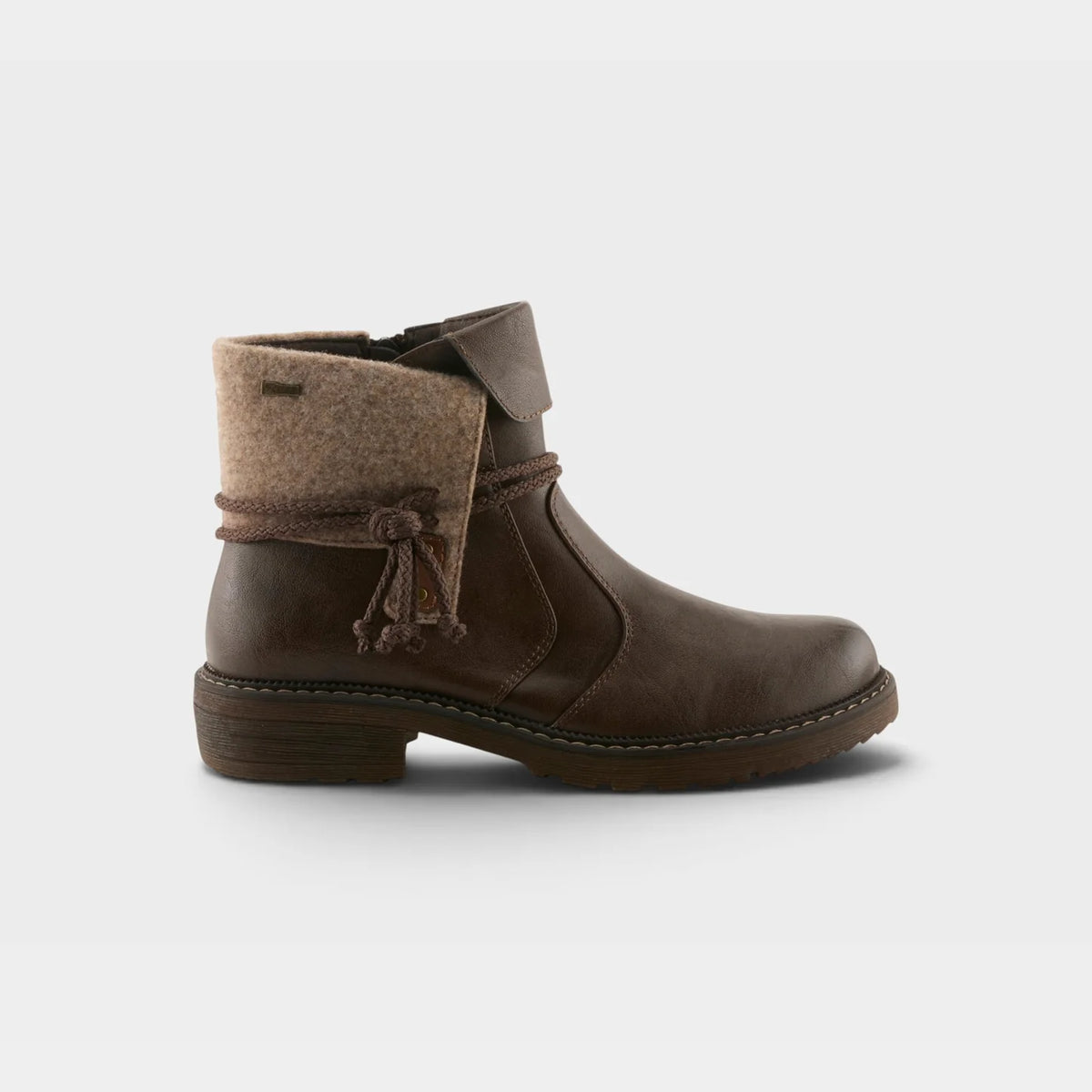 Spring Step Women's Iceridge Waterproof Boots in Dark Brown Multi