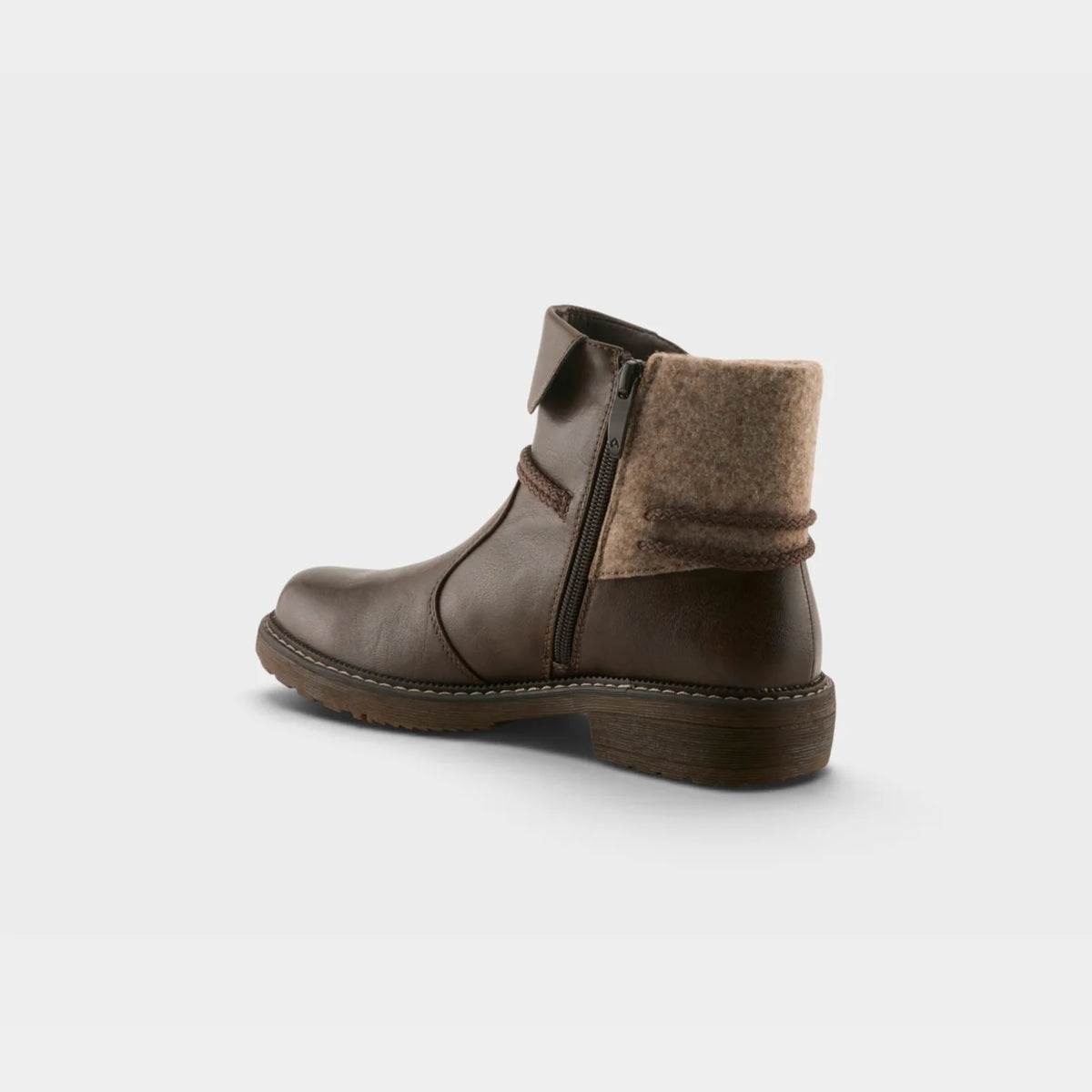 Spring Step Women's Iceridge Waterproof Boots in Dark Brown Multi