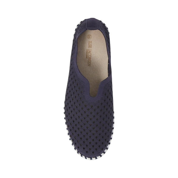 Ilse Jacobsen Women's Tulip 139 Perfed Slip On (Navy)
