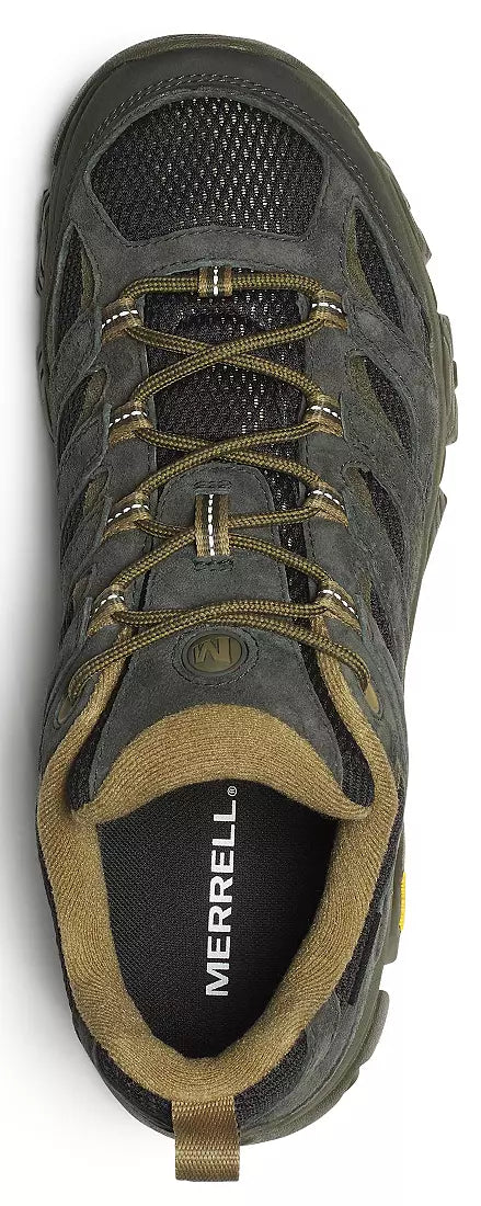 Merrell Men's Moab 3 Waterproof Hiking Shoe in Black/Beluga