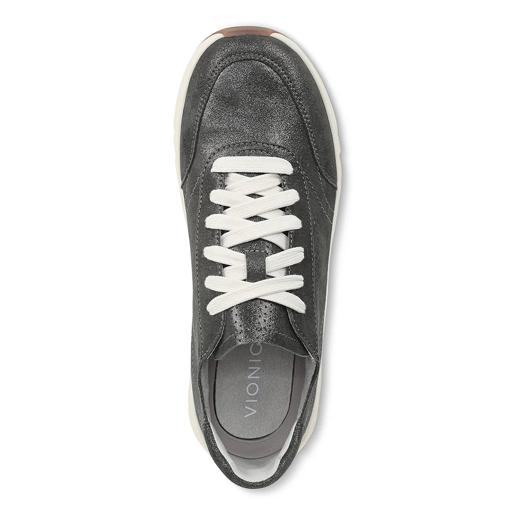 Vionic Women's Uptown Sneaker in Polluted Silver