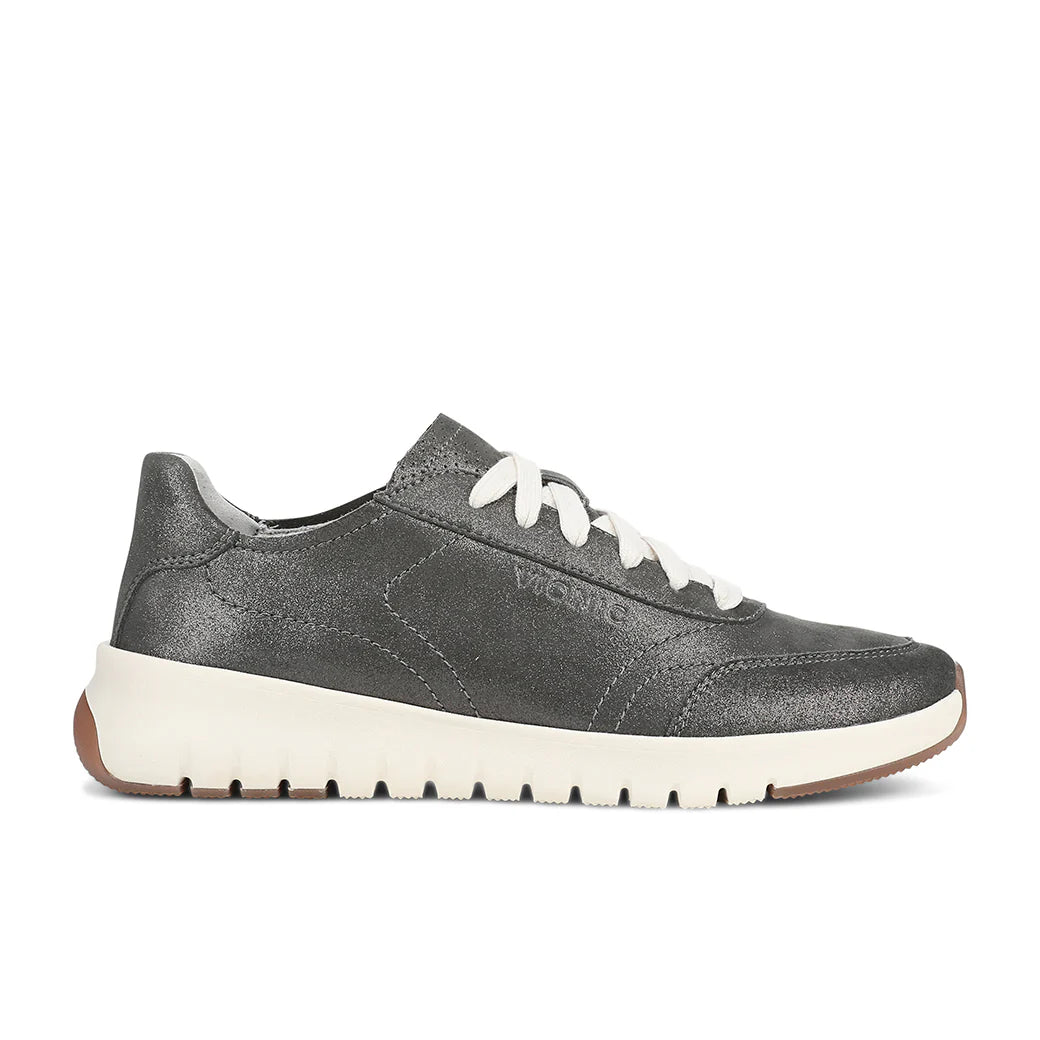 Vionic Women's Uptown Sneaker in Polluted Silver