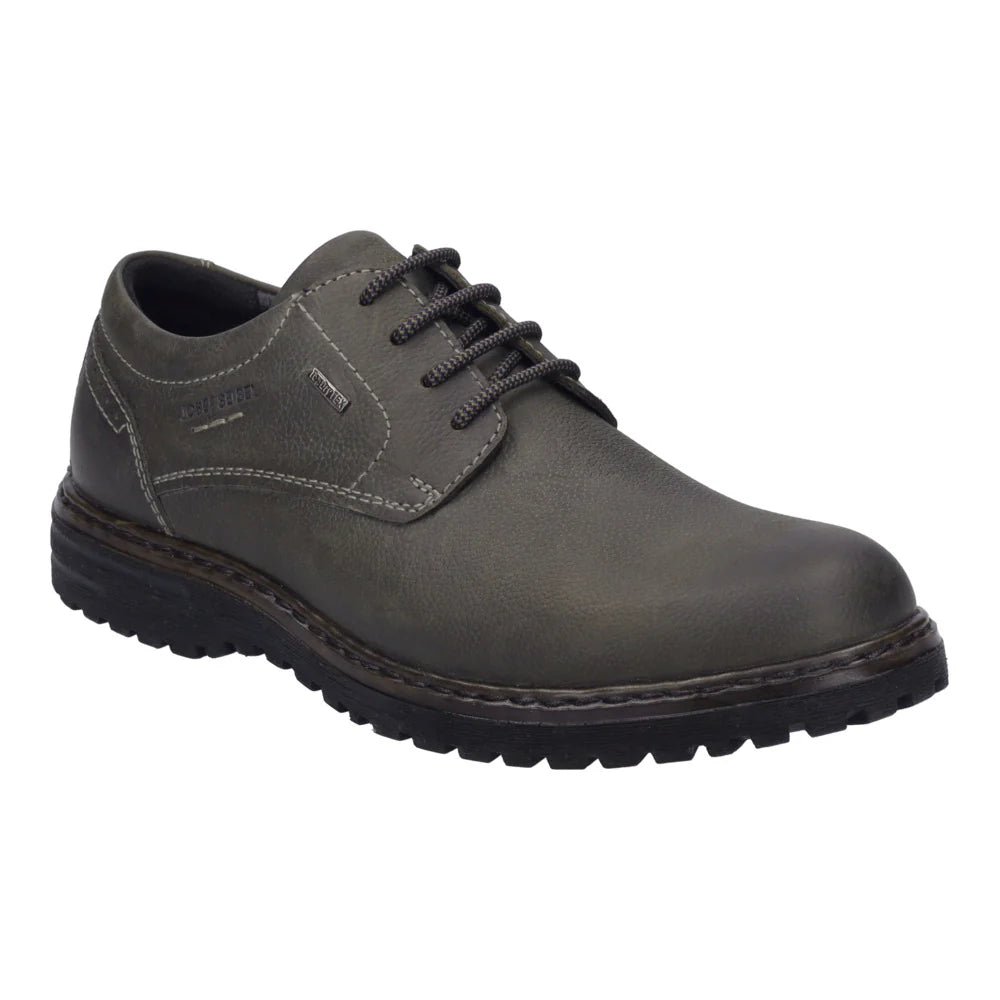 Josef Seibel Men's Erroll 50 Waterproof Tie Shoe in Fango