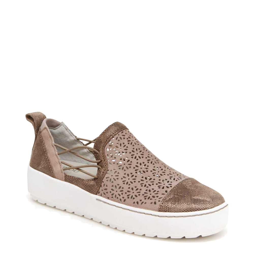 Jambu Women's Erin Perfed Slip On Sneaker (Taupe)