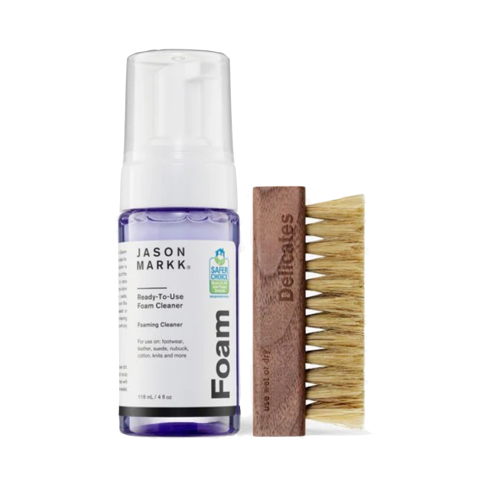 Detail view of Jason Markk Quick Clean Kit.