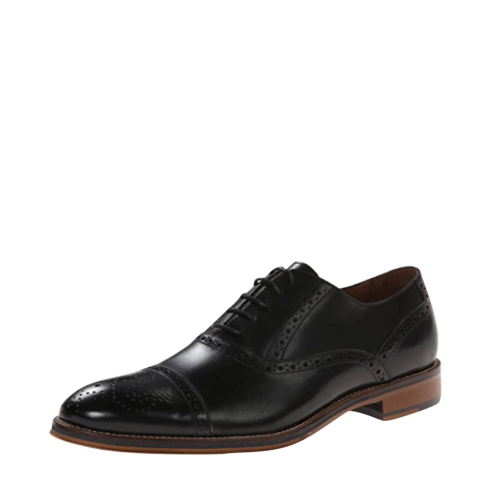 Johnston & Murphy Men's Conard 2.0 Cap Toe Oxford in Black V&A Bootery INC Johnston & Murphy Men's Conard 2.0 Cap Toe Oxford in Black V&A Bootery INC