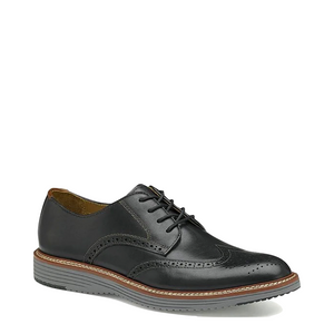 Johnston & Murphy Men's Upton Wing Tip Oxford in Black