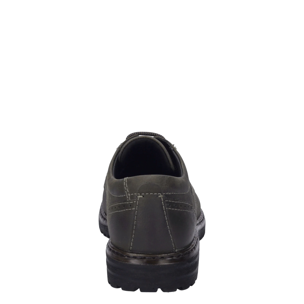 Back view of Josef Seibel Erroll 50 Waterproof Tie Shoe for men.