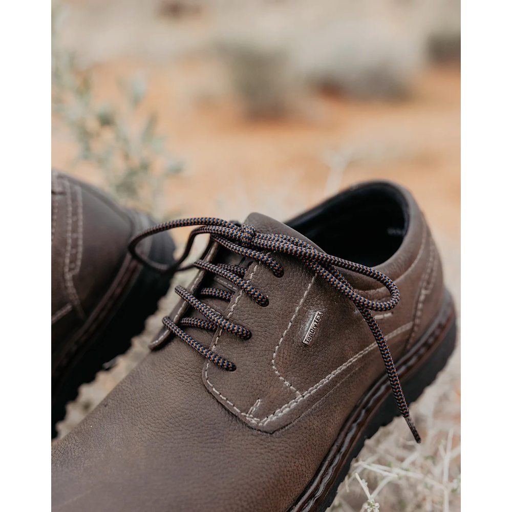 Detail view of Josef Seibel Erroll 50 Waterproof Tie Shoe for men.