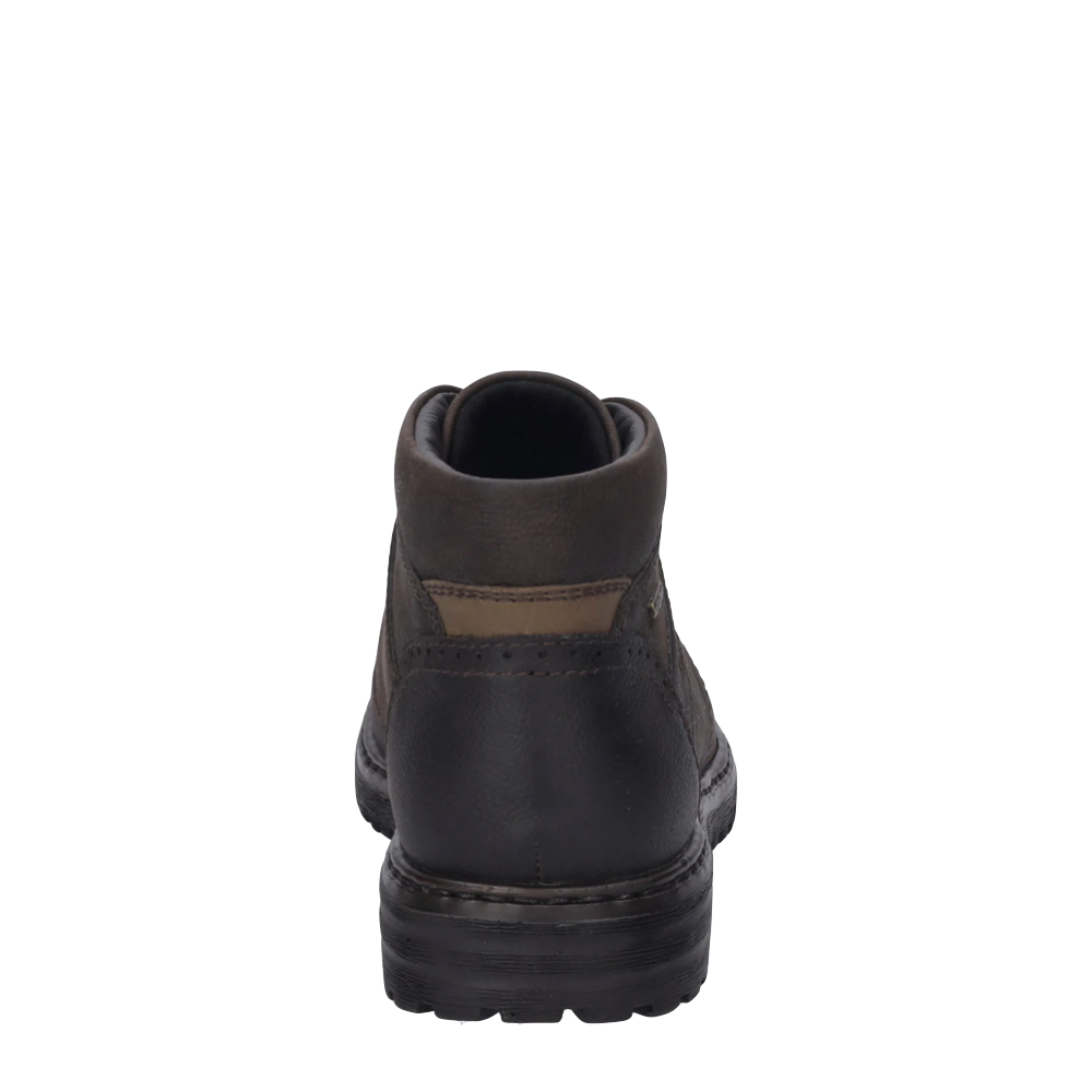 Back view of Josef Seibel Errol 52 Waterproof Tie Boot for men.