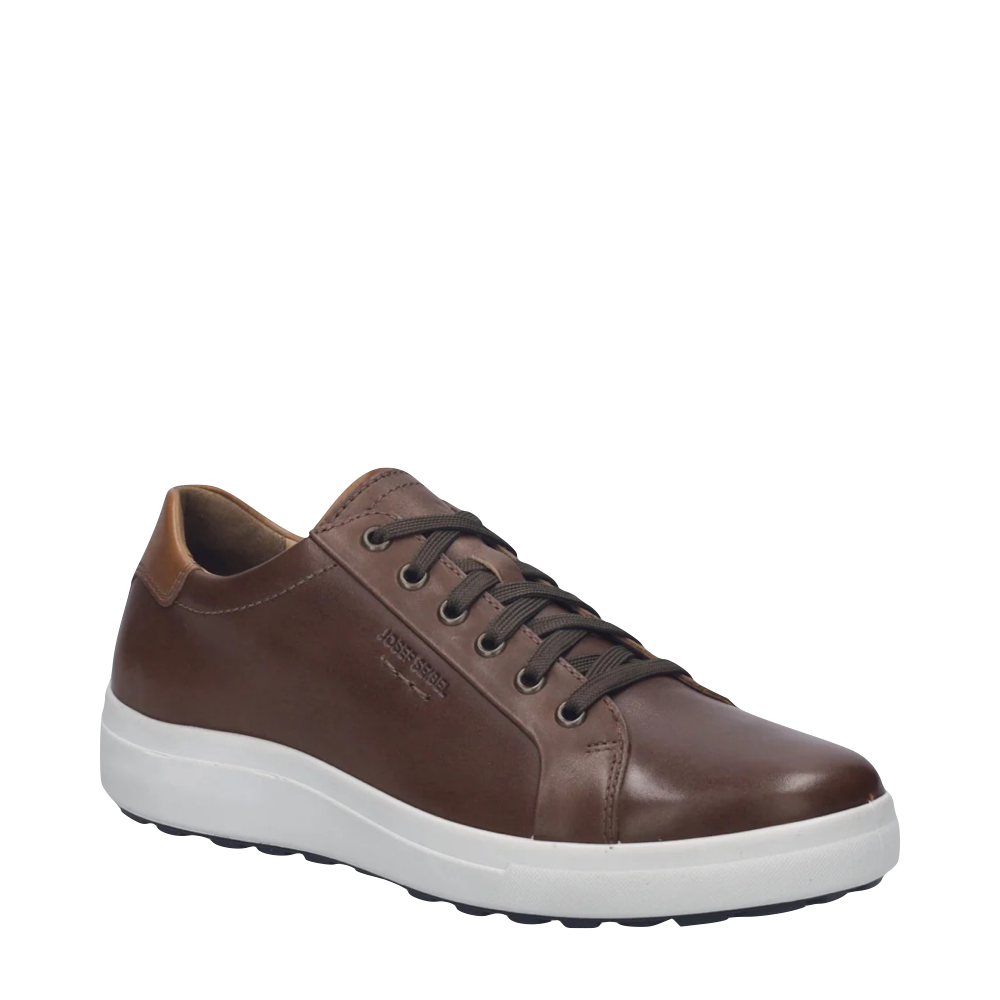 Toe view of Josef Seibel Maddox 05 Leather Lace Sneaker for men.