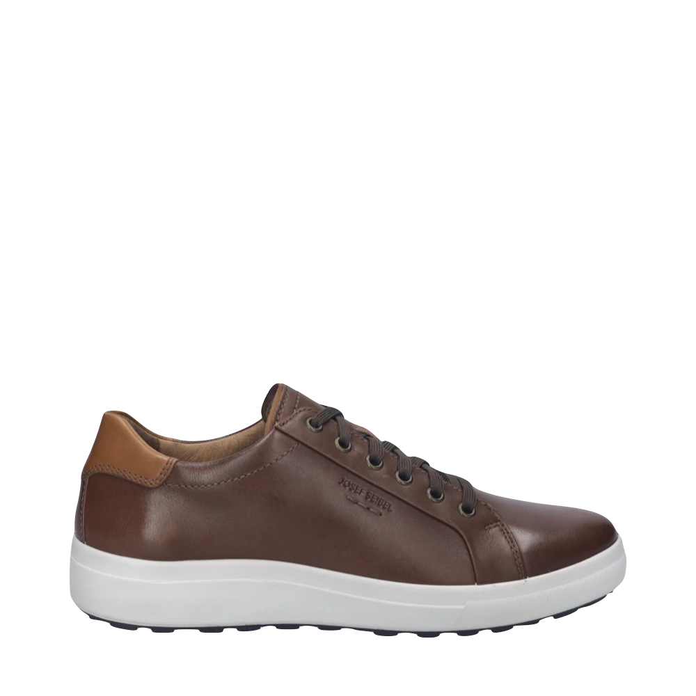 Side (right) view of Josef Seibel Maddox 05 Leather Lace Sneaker for men.
