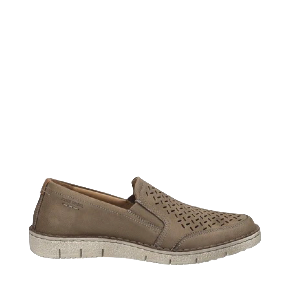 Side (right) view of Josef Seibel Ruben 27 Leather Slip On for men.