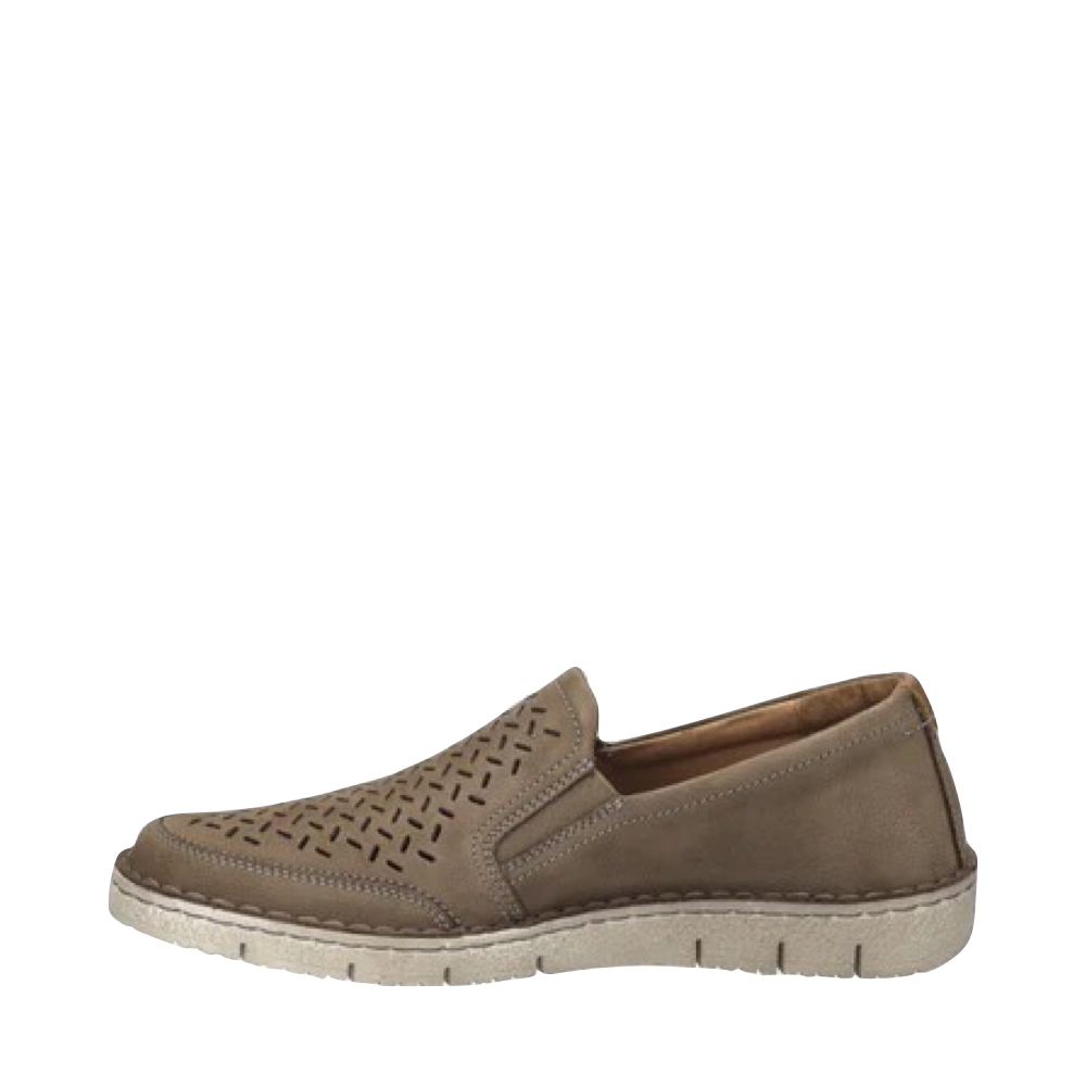 Side (left) view of Josef Seibel Ruben 27 Leather Slip On for men.
