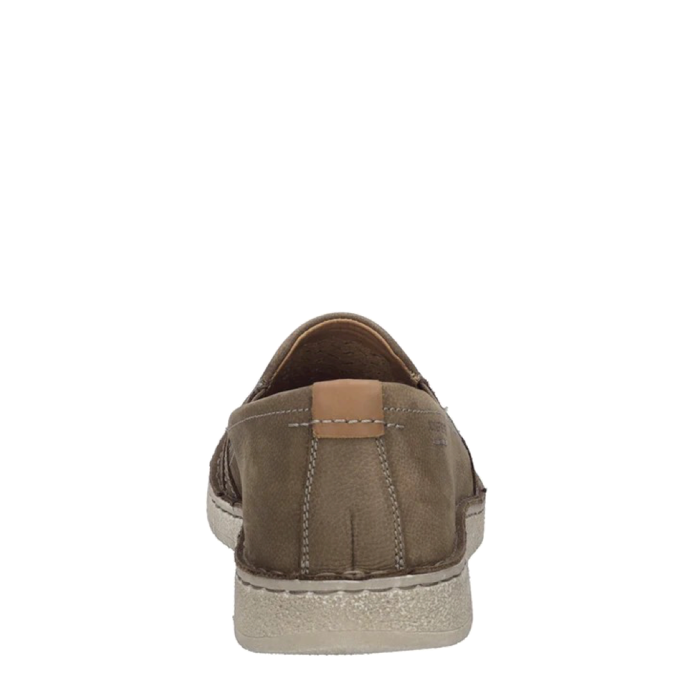 Back view of Josef Seibel Ruben 27 Leather Slip On for men.