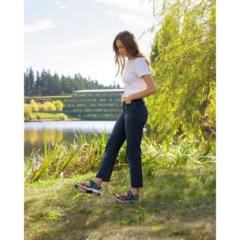 Model view of Josef Seibel Estelle 02 Sport Sandal for women.