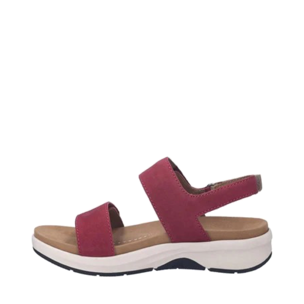 Side (left) view of Josef Seibel Estelle 04 Strap Standal for women.