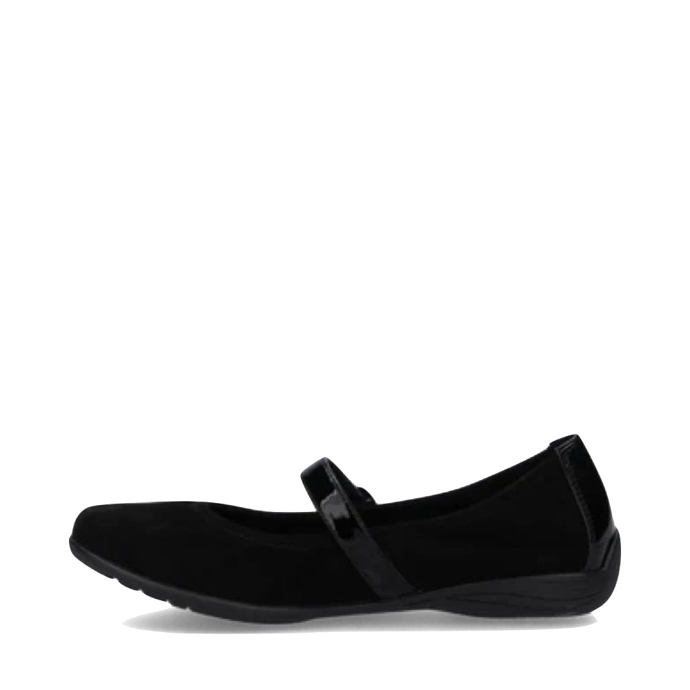 Side (left) view of Josef Seibel Fenja 37 Suede Mary Jane for women.