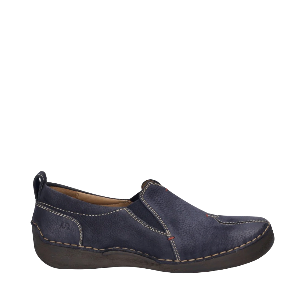 Side (right) view of Josef Seibel Fergey 49 Nubuck Slip On for women.