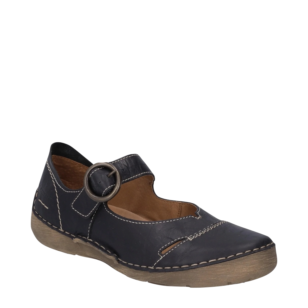 Josef Seibel Women's Fergey 80 Leather Mary Jane in Black