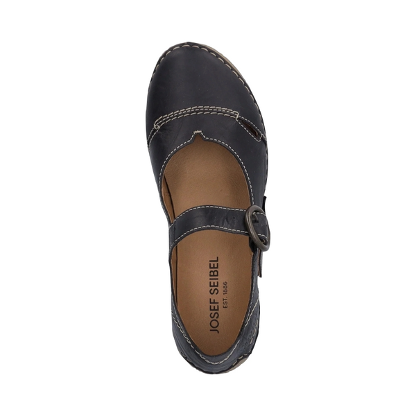 Josef Seibel Women's Fergey 80 Leather Mary Jane in Black