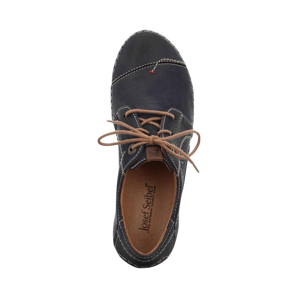 Top-down view of Josef Seibel Fergey Nubuck Leather Lace for women.