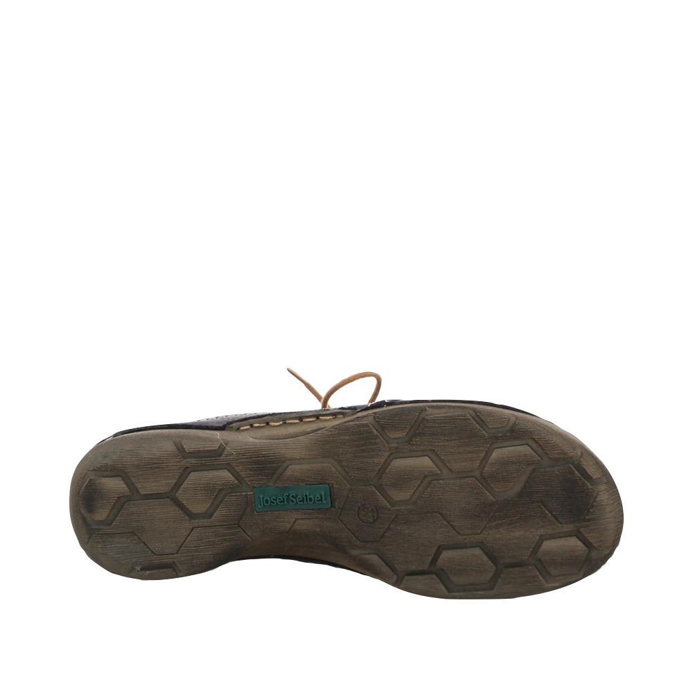 Bottom view of Josef Seibel Fergey Nubuck Leather Lace for women.