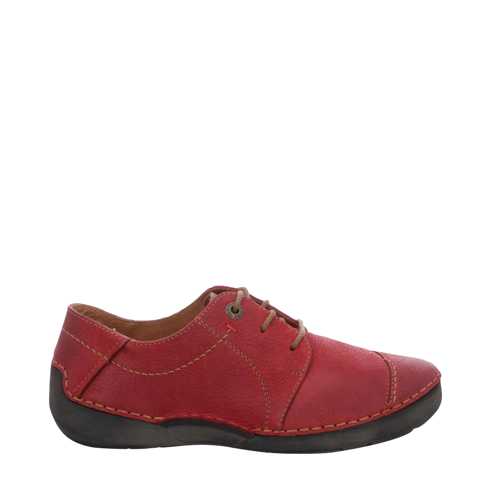 Side (right) view of Josef Seibel Fergey Nubuck Leather Lace for women.