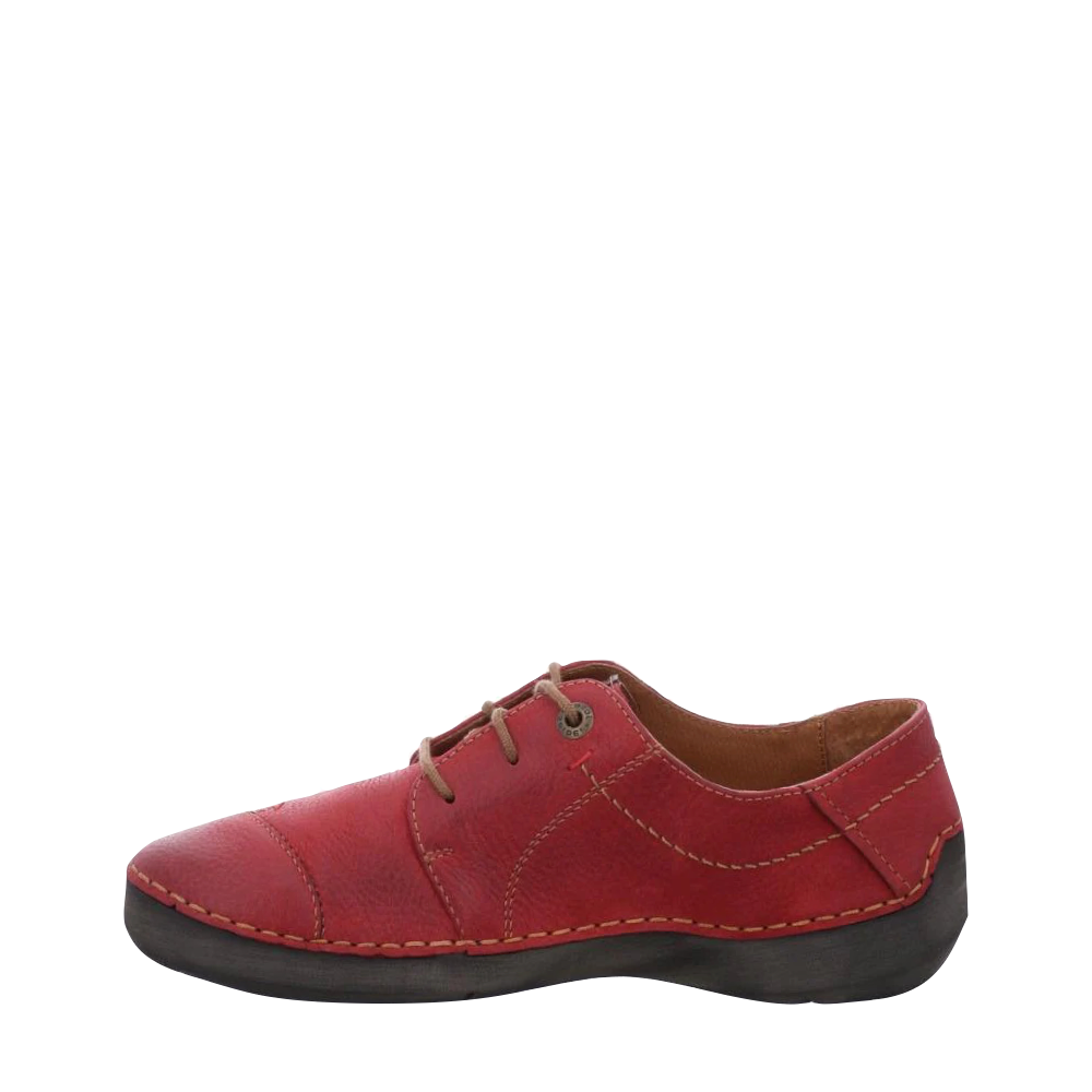 Side (left) view of Josef Seibel Fergey Nubuck Leather Lace for women.