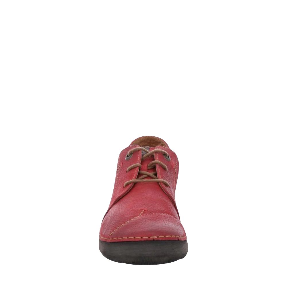 Front view of Josef Seibel Fergey Nubuck Leather Lace for women.