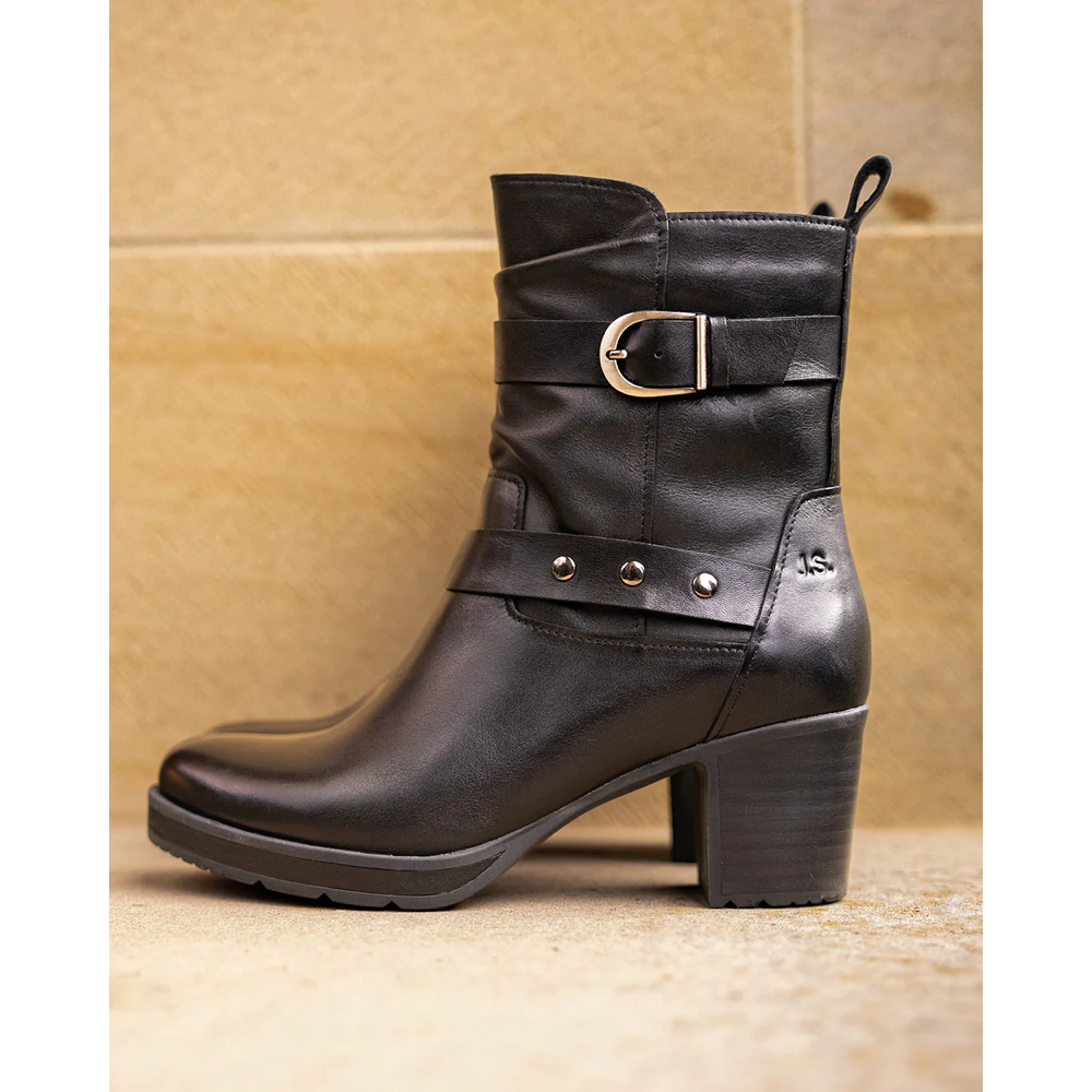 Side (left) view of Josef Seibel Gloria 07 Mid Heeled Boot for women.
