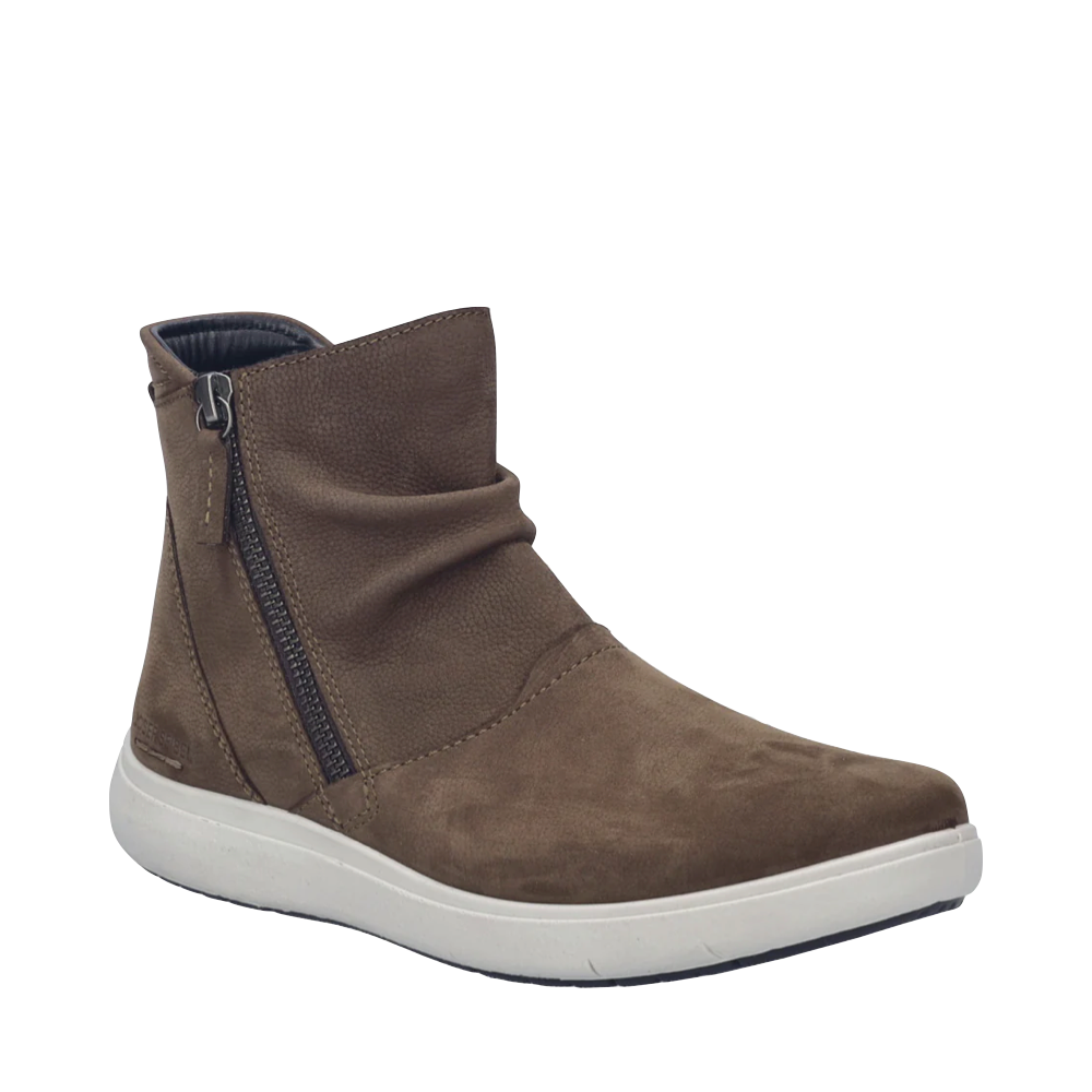 Toe view of Josef Seibel Megan 12 Double Side Zip Sneaker Bootie for women.