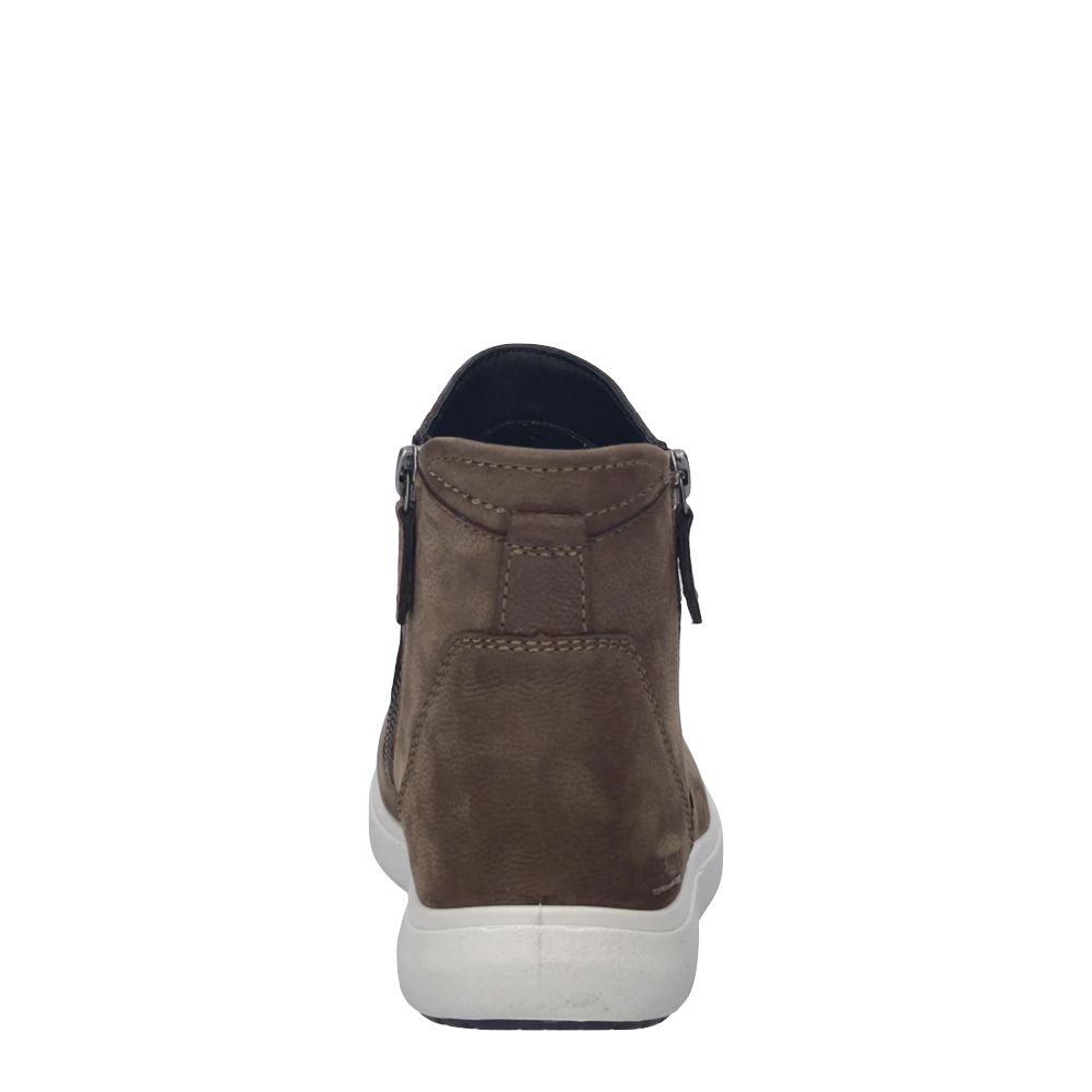 Back view of Josef Seibel Megan 12 Double Side Zip Sneaker Bootie for women.