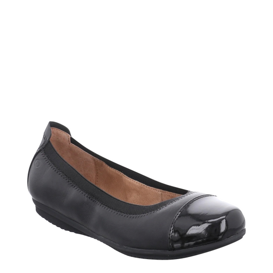 Mudguard and Toe view of Josef Seibel Pippa 07 Ballet Flat for women.