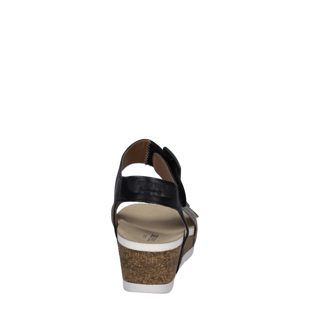 Back view of Josef Seibel Quinn 02 Wedge Sandal for women.