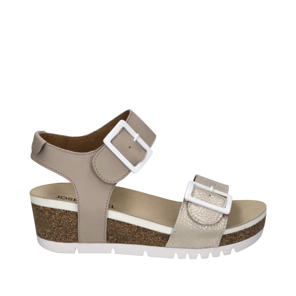 Side (right) view of Josef Seibel Quinn 02 Wedge Sandal for women.