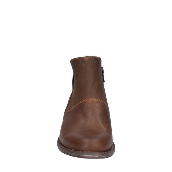 Josef Seibel Women's Sienna 81 Side Zip Pull On Leather Boot in Camel Brown