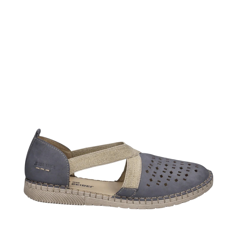 Side (right) view of Josef Seibel Sofie 44 Cross Strap Slip On for women.