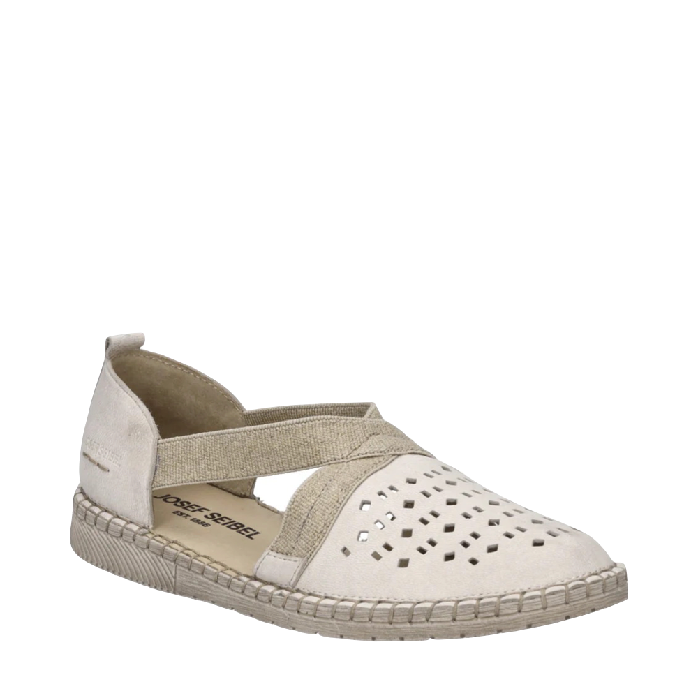 Toe view of Josef Seibel Sofie 44 Cross Strap Slip On for women.