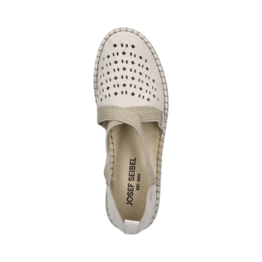 Top-down view of Josef Seibel Sofie 44 Cross Strap Slip On for women.