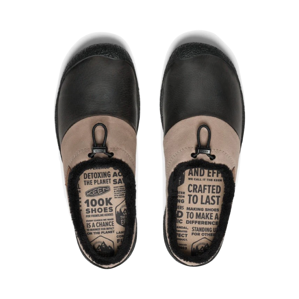 Top-down view of Keen Howser 3 Leather Slide for men.