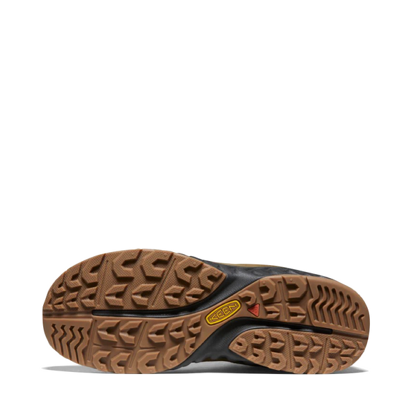 KEEN Men's NXIS Explorer Waterproof Boot in Dark Olive/Black