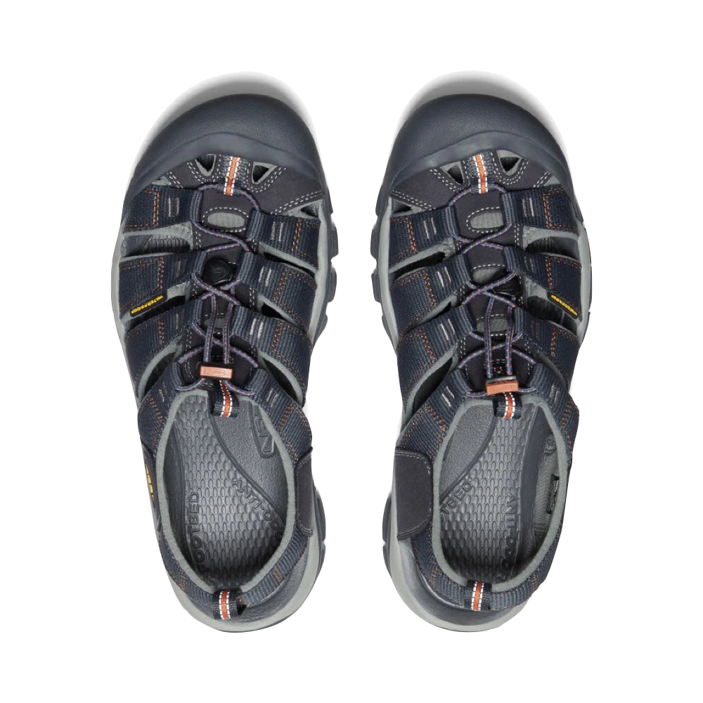 Top-down view of Keen Newport H2 Waterproof Sandal for men.