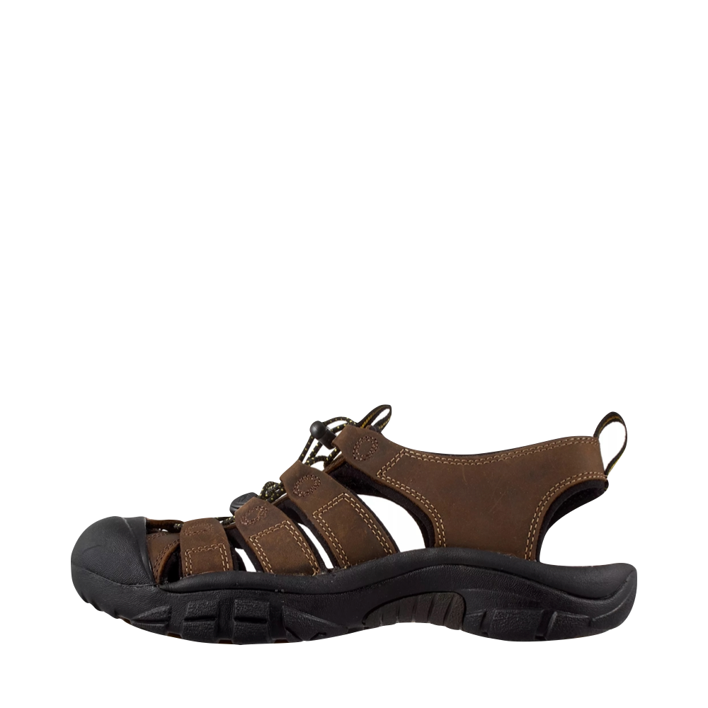 Side (left) view of Keen Newport Leather Sandal for men.