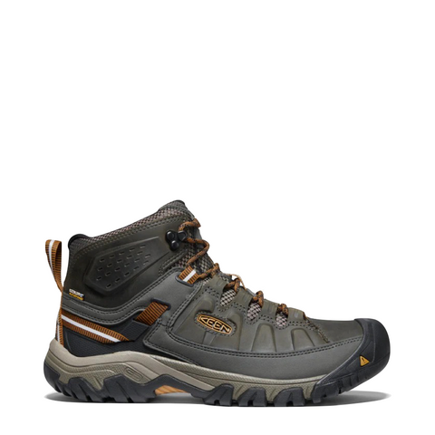 KEEN Men's Targhee III Mid Waterproof Boot in Black Olive