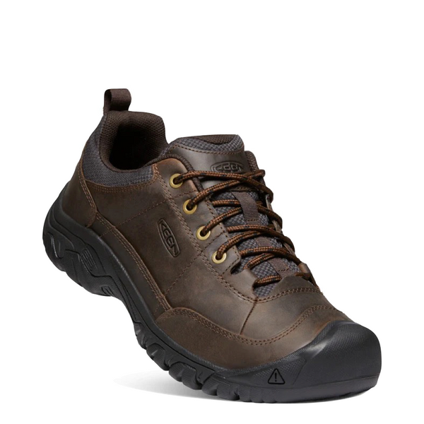 KEEN Men's Targhee III Oxford in Dark Earth/Mulch Brown